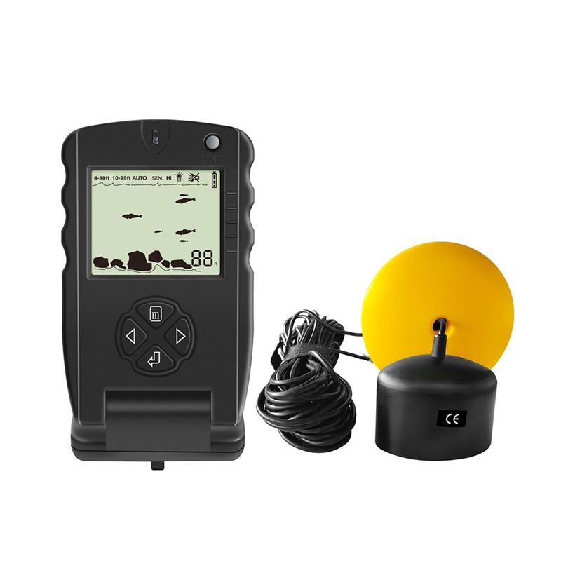Fish Finder Portable - Yeni Taşınabilir Balık Bulucu, Alarm Transdüserli