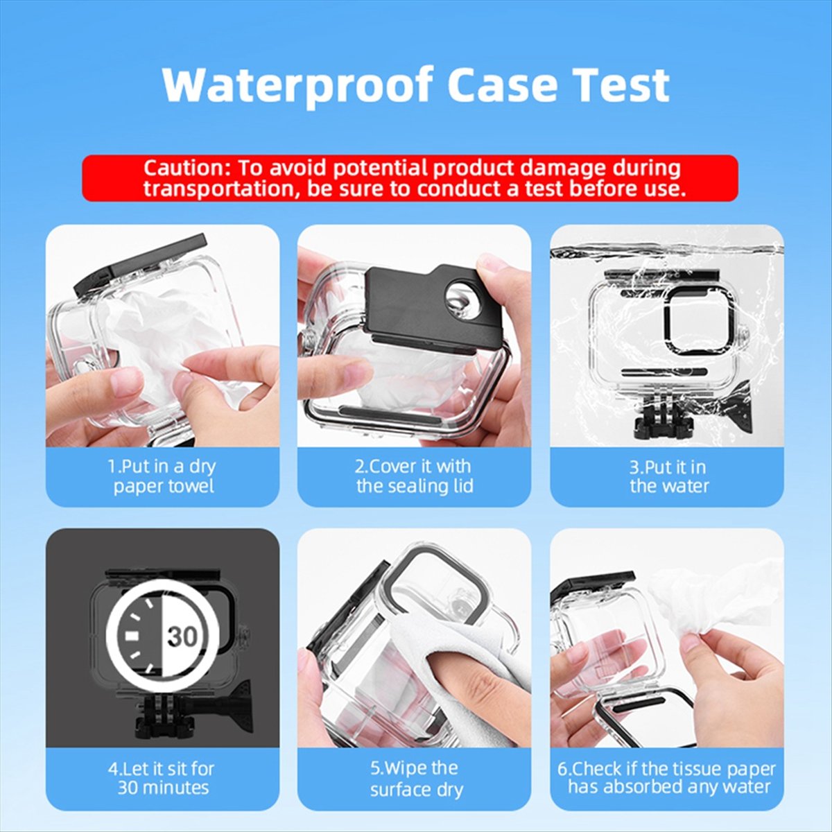 Underwater Camera - M05K 60M Su Geçirmez Kılıf GoPro