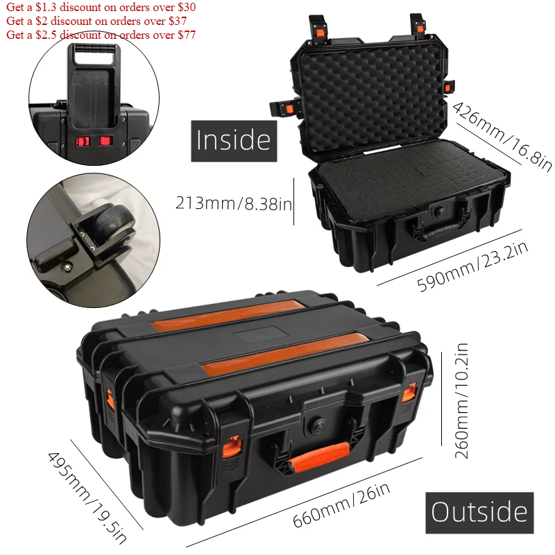 Büyük Kapasiteli Tekerlekli Al - Fish Finder Case incelemesi ve fiyatı