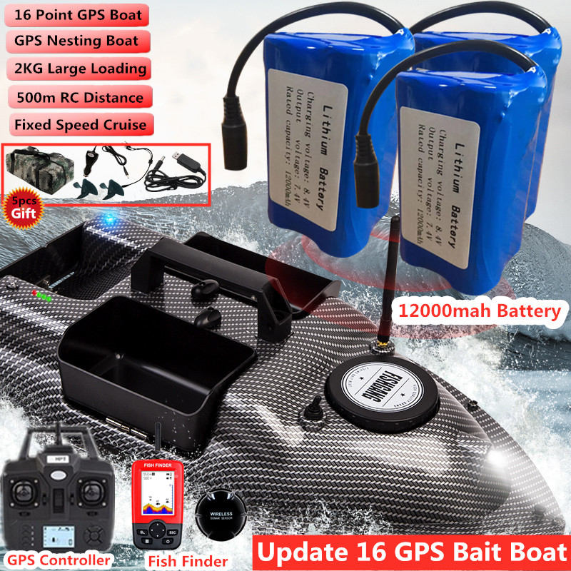 16 nokta GPS çift pozisyon sab - Fish Finder Gps incelemesi ve fiyatı