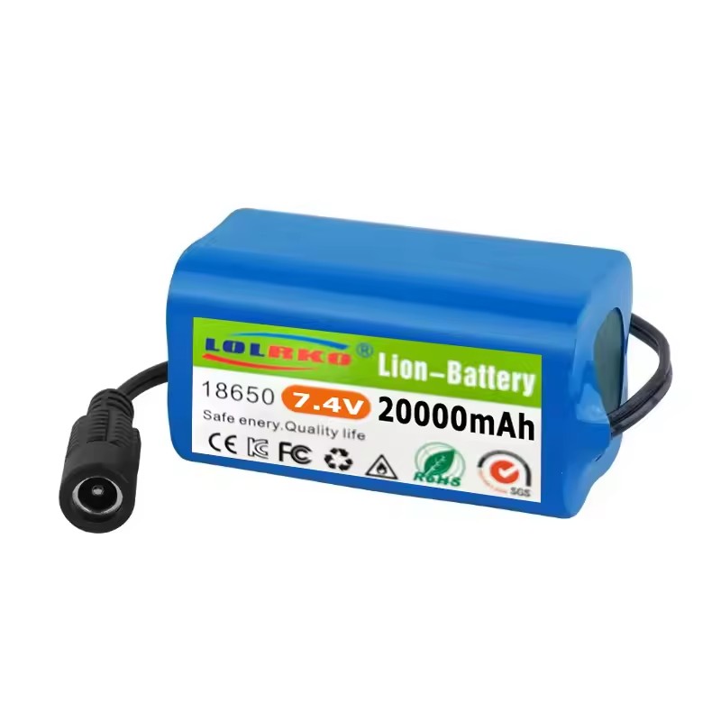 7.4V 20000mAh pil ile USB şarj - Fish Finder Charger incelemesi ve fiyatı