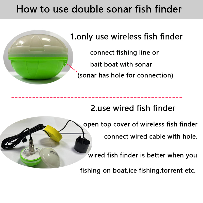 Taşınabilir Bluetooth Kablosuz - Fish Finder Portable incelemesi ve fiyatı